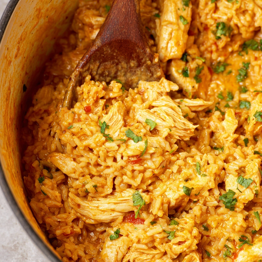 Queso Chicken and Rice