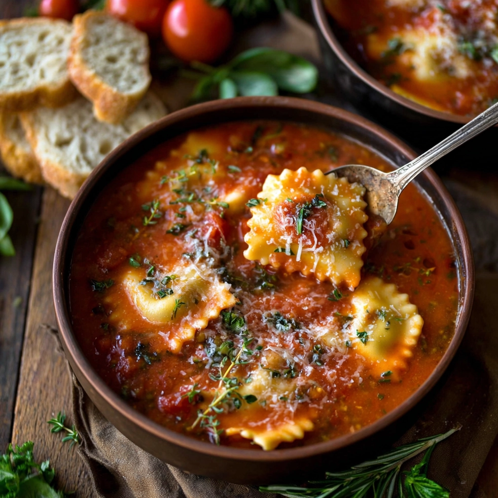 Ravioli Soup
