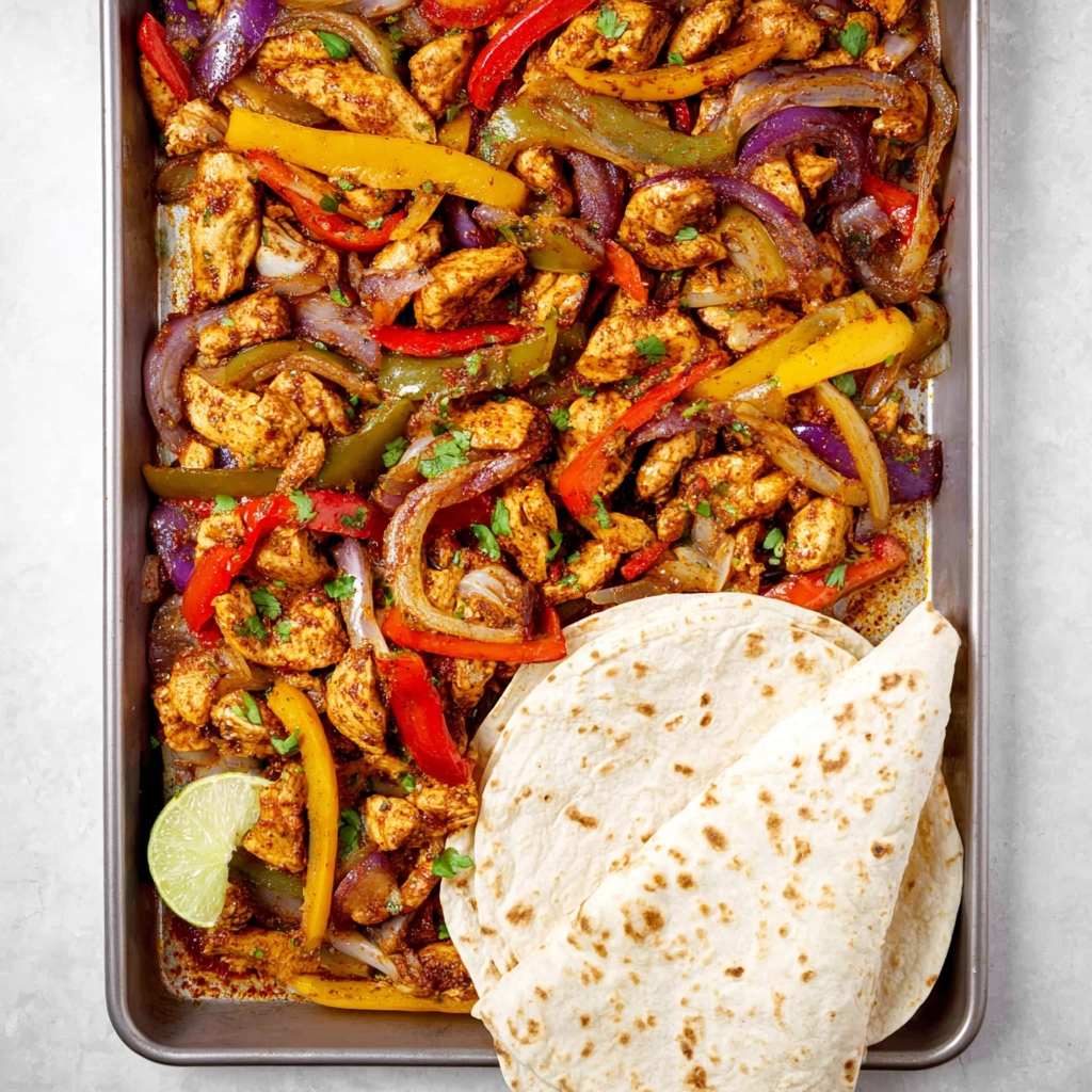 Sheet Pan Chicken Fajitas