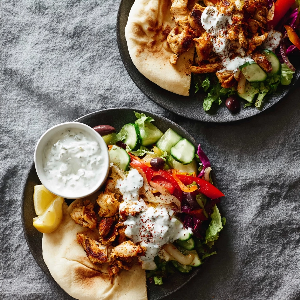 Sheet Pan Chicken Pitas