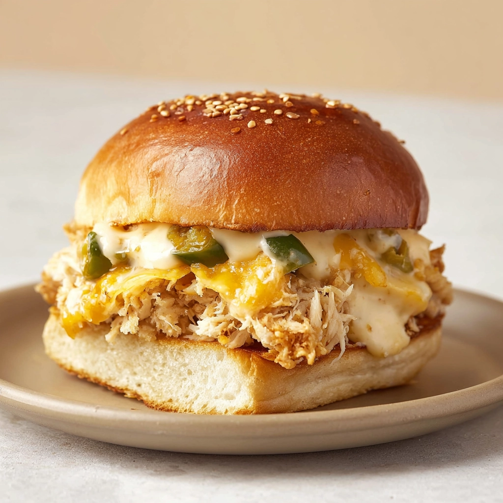Shredded Chicken Sliders