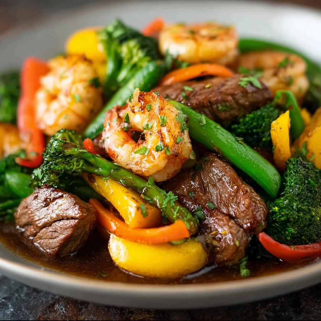 Steak and Shrimp Stir Fry