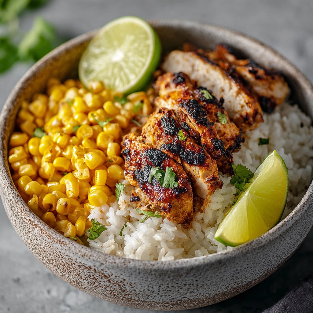 Street Corn Chicken Bowl