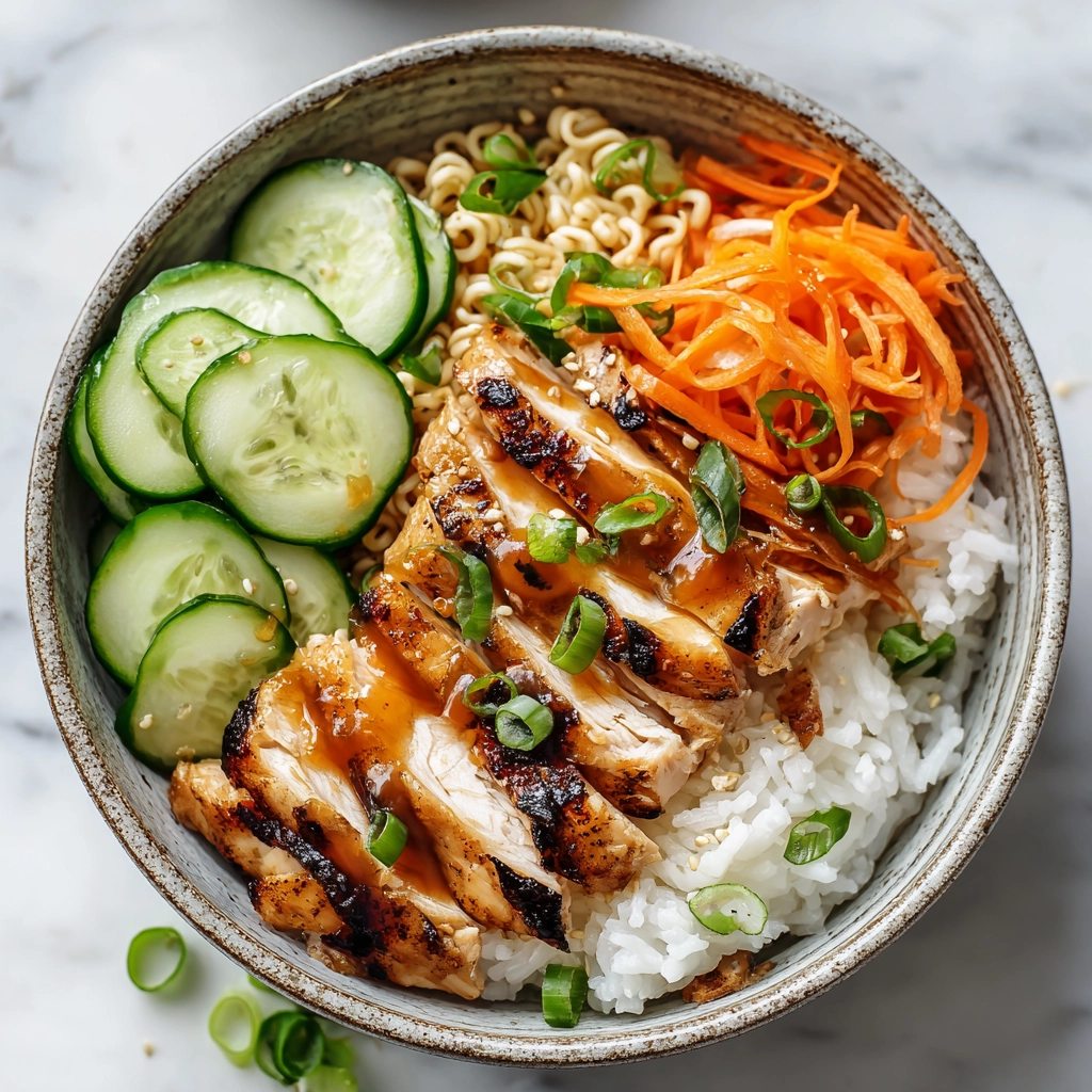 Thai Peanut Chicken Buddha Bowl