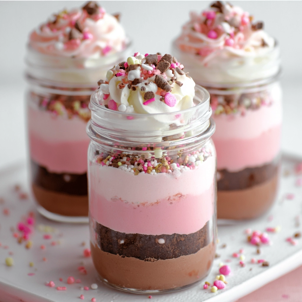 Valentine's Pudding Parfait