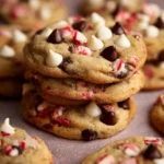 peppermint chocolate chip cookies