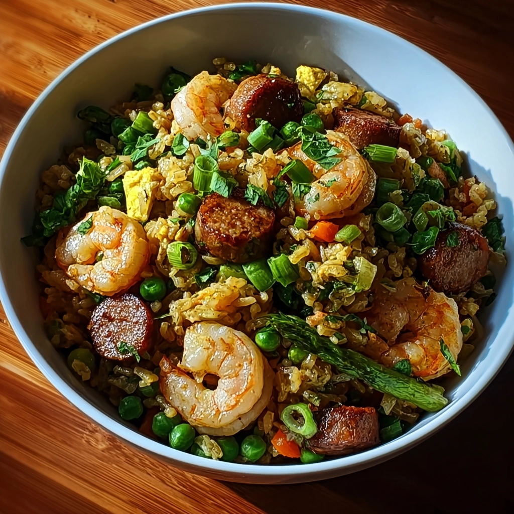 Cajun Dirty Rice With Shrimp and Sausage 4 Cajun Dirty Rice