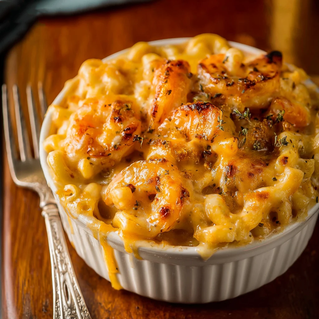 Cajun Shrimp and Crab Mac and Cheese
