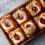 Cheesecake Croissant Buns