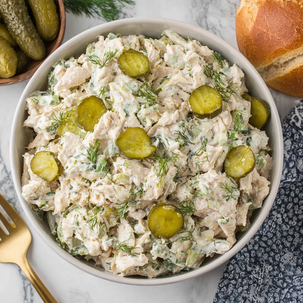 Dill Pickle Chicken Salad