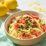 Lemon Capellini Salad
