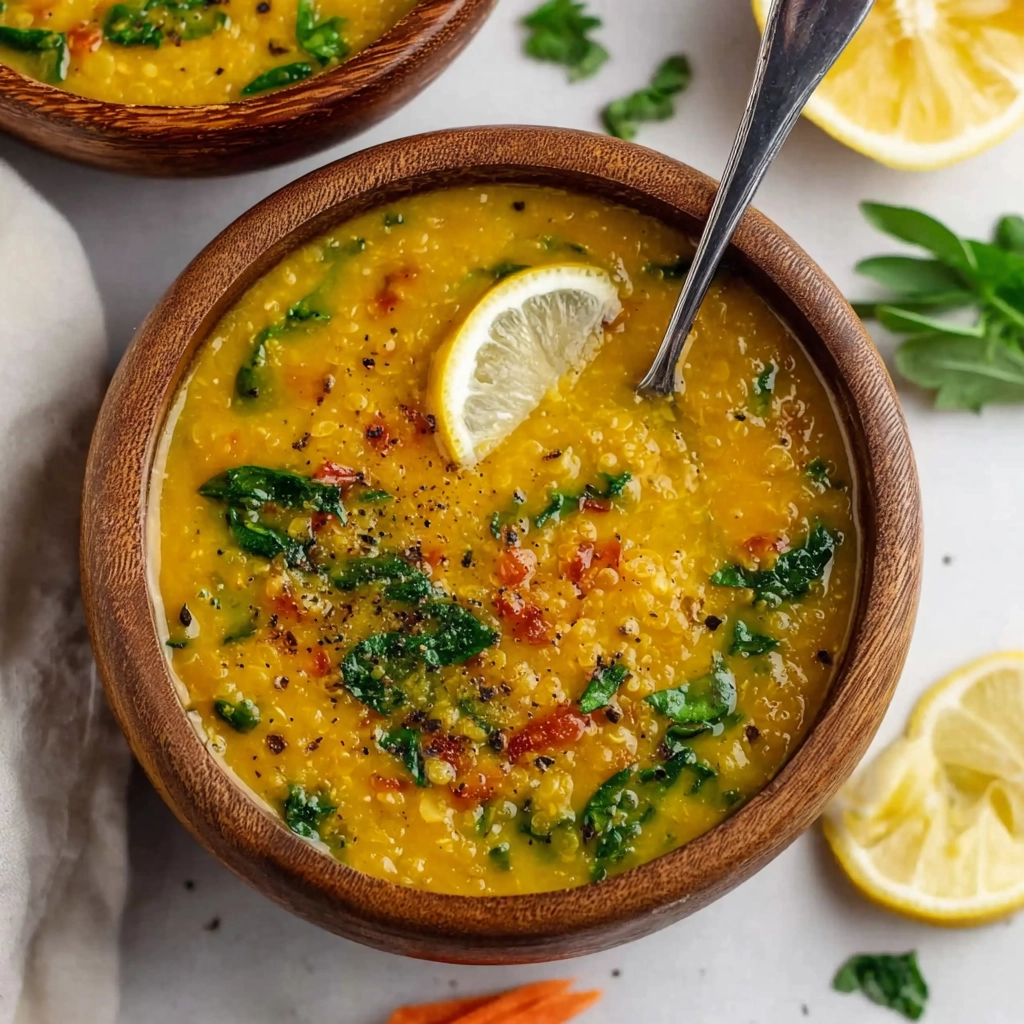 Lemon Lentil Soup for a Simple, Nourishing Lunch 4 Lemon Lentil Soup