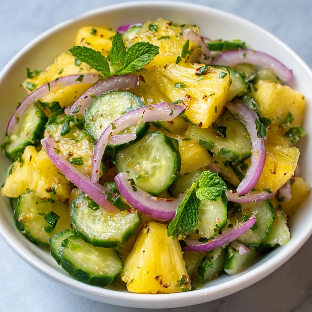 Pineapple Cucumber Salad