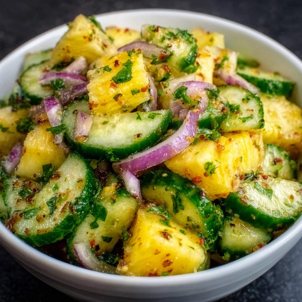 Pineapple Cucumber Salad That Tastes Fresh, Bright, and Perfectly Balanced 4 Pineapple Cucumber Salad