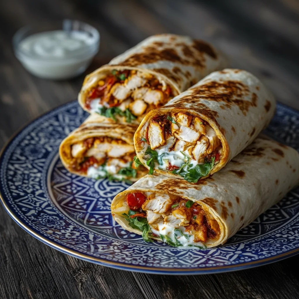 Air Fryer Chicken Wraps – Crispy, Cheesy & Quick 4 Air Fryer Chicken Wraps