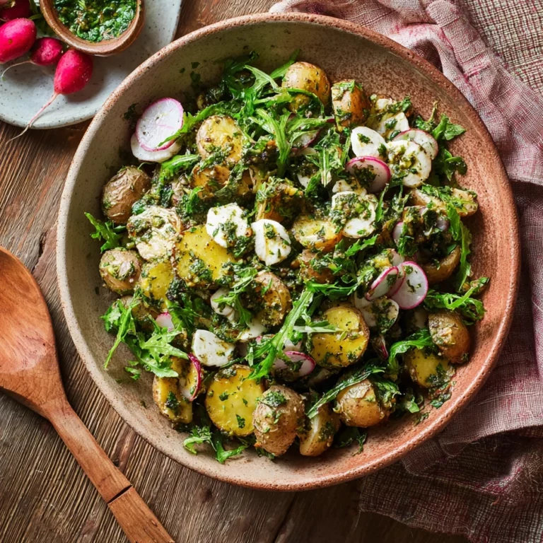 Arugula Pesto Potato Salad