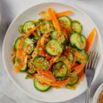 Asian Carrot Cucumber Salad