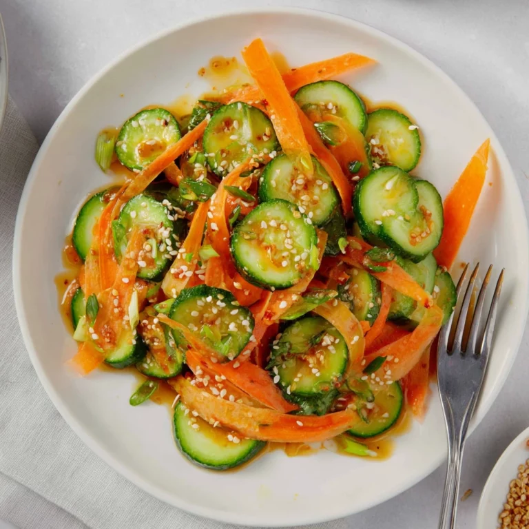 Asian Carrot Cucumber Salad