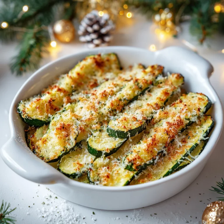 Baked Parmesan Zucchini