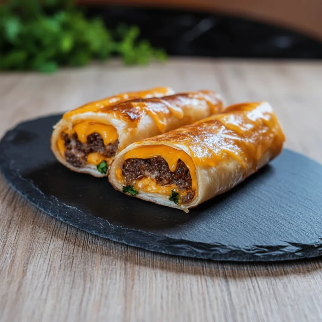 Cheeseburger Rollups – Easy Garlic Butter Beef Dinner Everyone Loves 4 Cheeseburger Rollups
