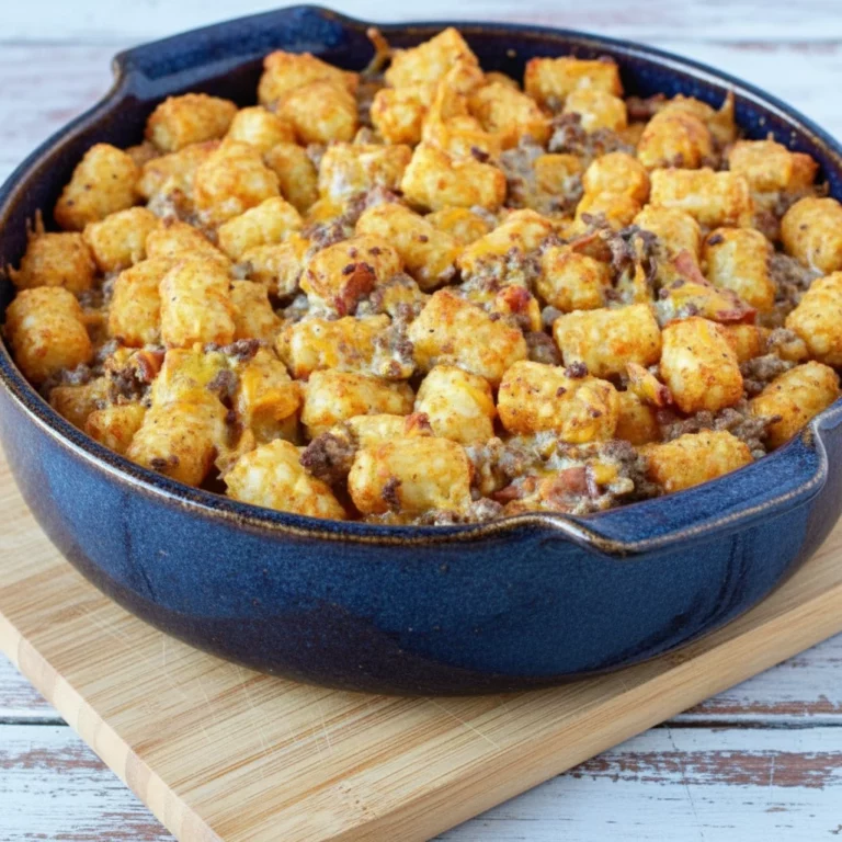 Cheeseburger Tater Tot Casserole
