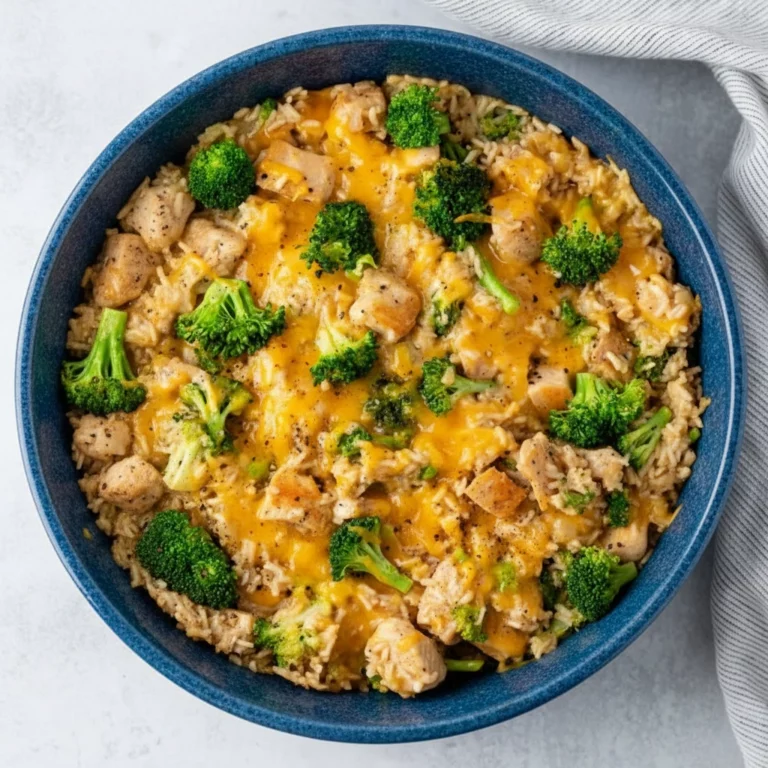 Cheesy Chicken Broccoli Rice