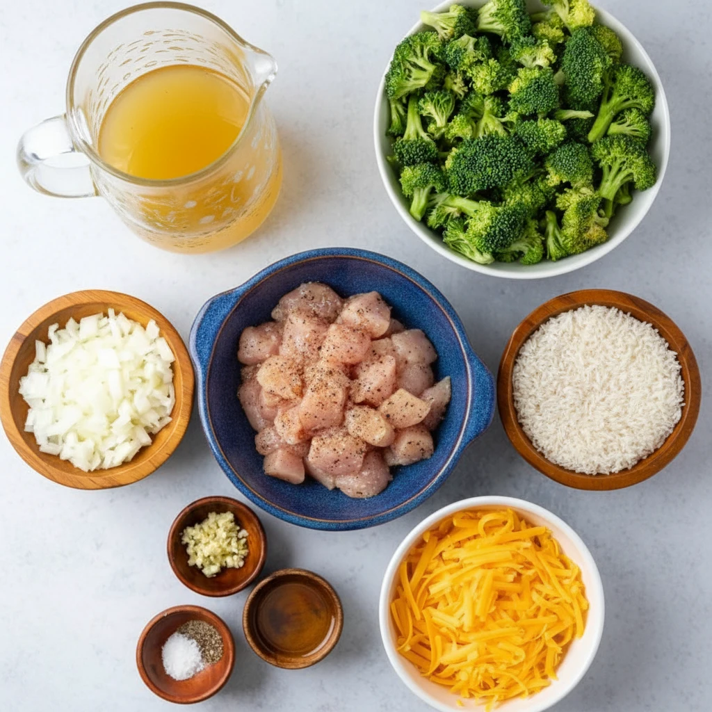 Cheesy Chicken Broccoli Rice – Ultimate One-Skillet Comfort Meal 4 Cheesy Chicken Broccoli Rice