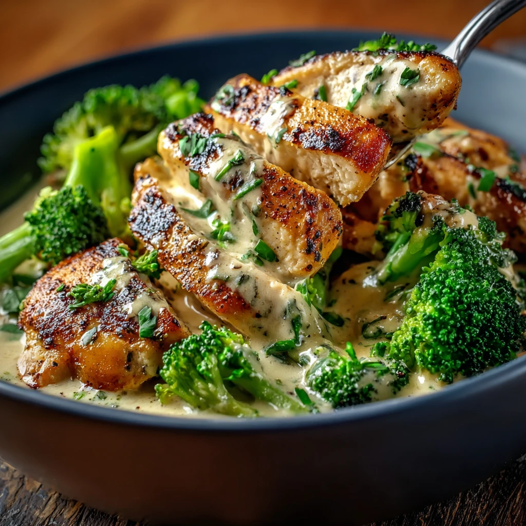 Chicken Broccoli Bowl with Creamy Garlic Sauce 4 Chicken Broccoli Bowl Chicken Broccoli Bowl with Creamy Garlic Sauce