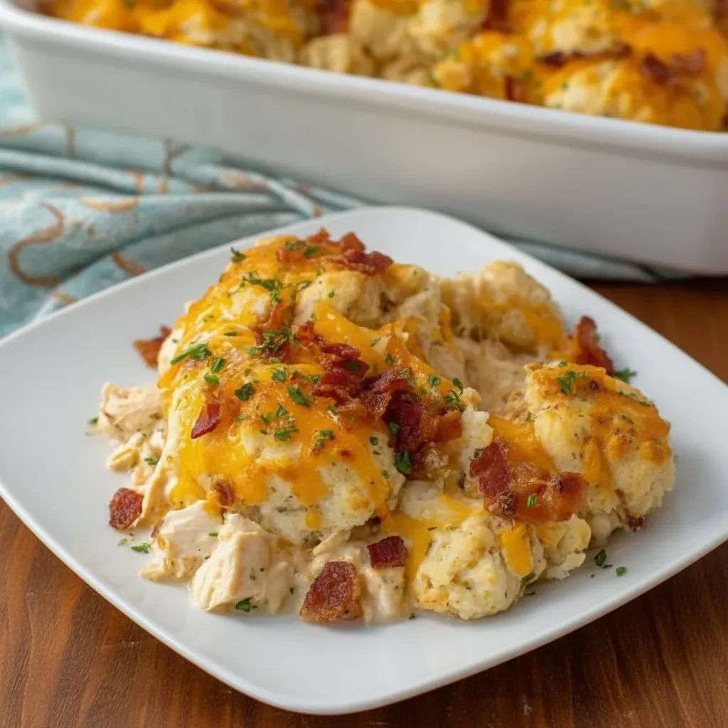 Chicken Bubble Biscuit Bake