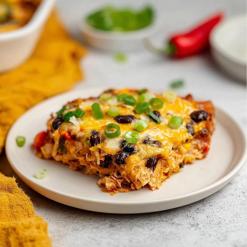 Chicken Taco Casserole That’s Healthy, Hearty, and Family-Approved 4 Chicken Taco Casserole