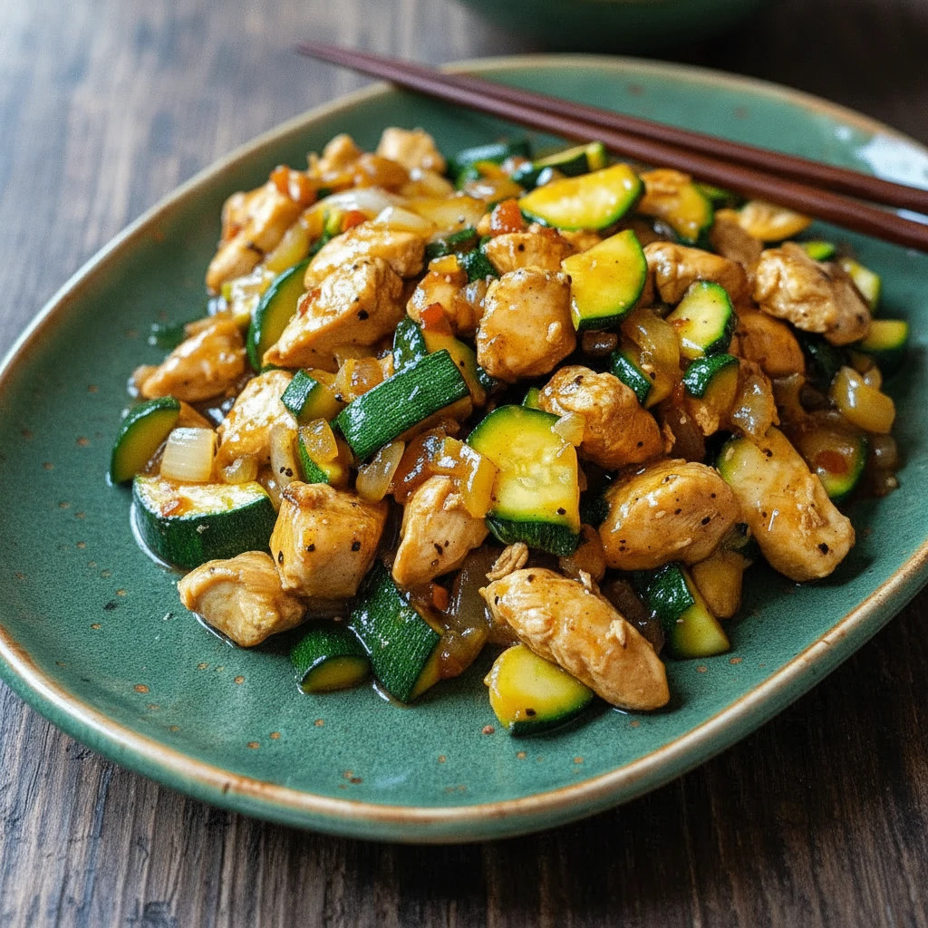 Chicken Zucchini Stir Fry