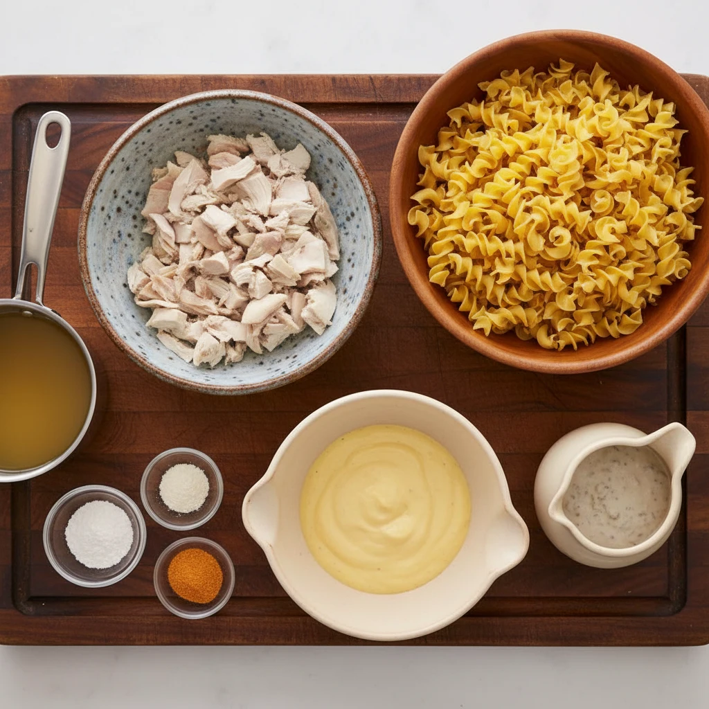 Chicken and Buttered Noodles