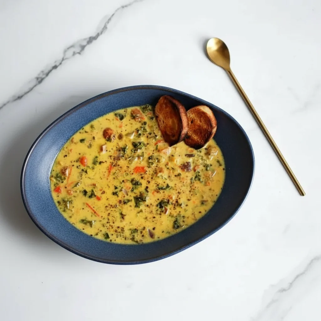 Creamy Potato Veggie Soup