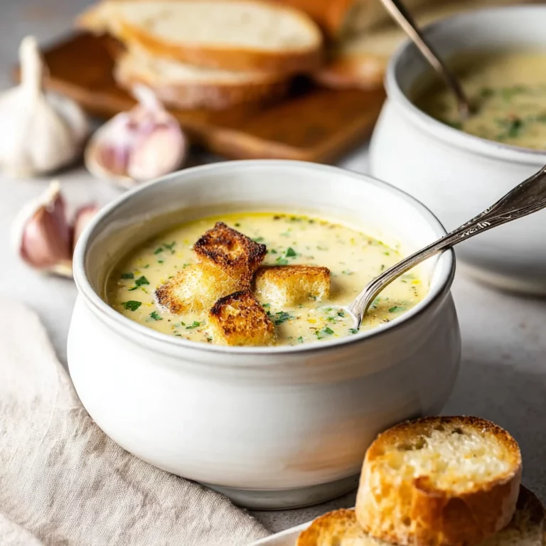 French Garlic Soup