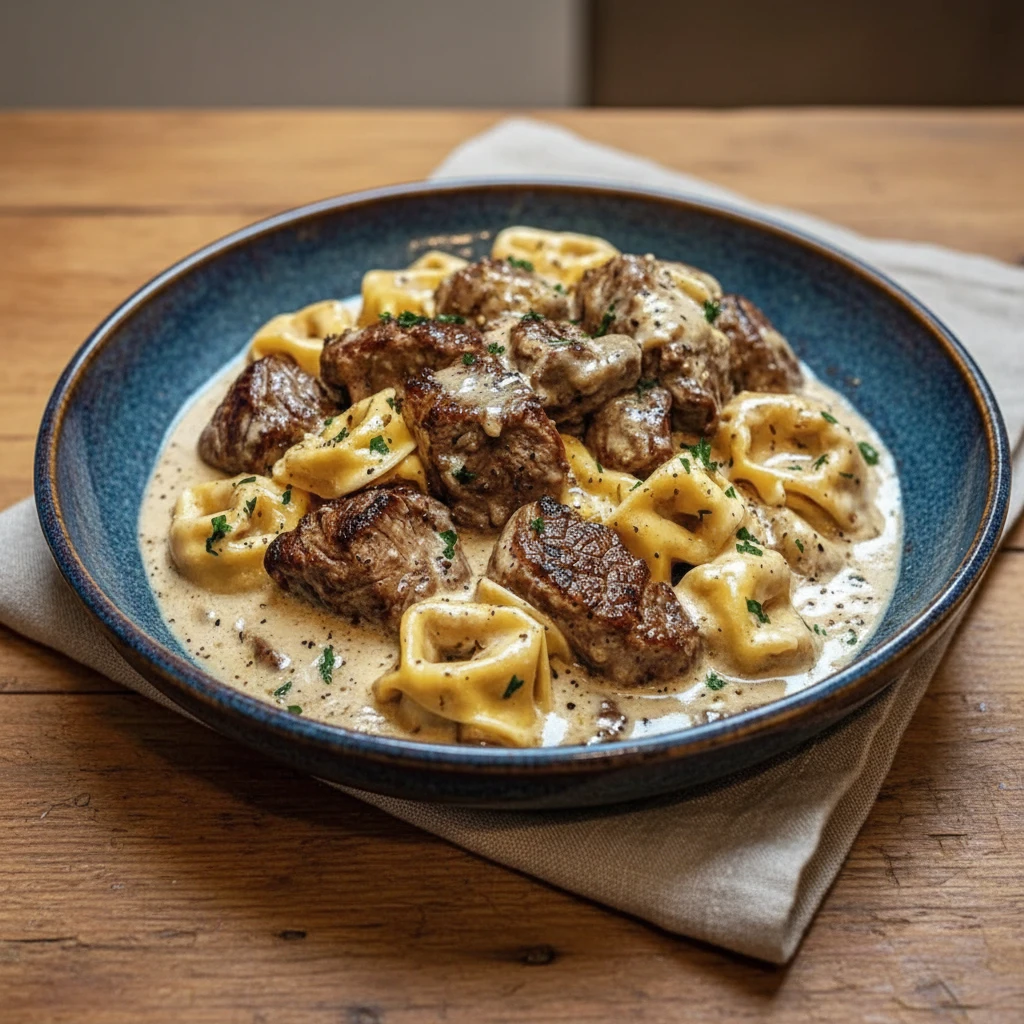Garlic Steak Tortellini