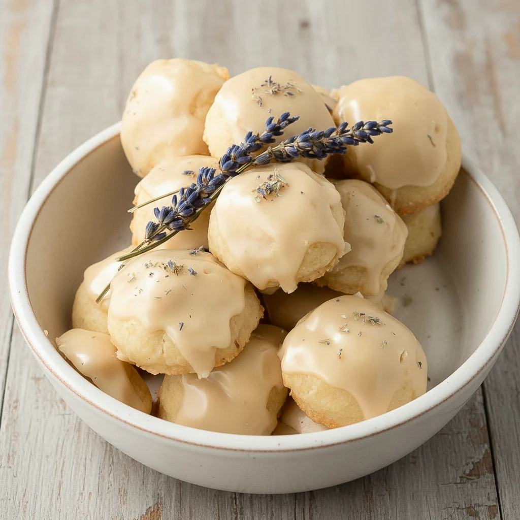 Lavender Shortbread Cookies with Lemon Glaze – Buttery & Fragrant 4 Lavender Shortbread Cookies