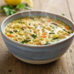 Lemon Chicken Orzo Soup
