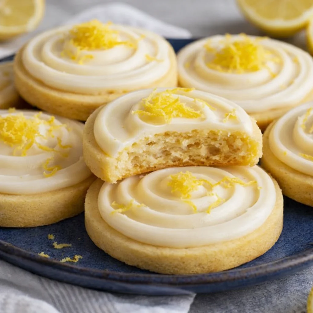 Lemon Frosted Cookies – Soft, Zesty, Buttery Perfection 4 Lemon Frosted Cookies
