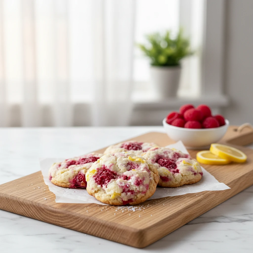 Lemon Raspberry Cookies