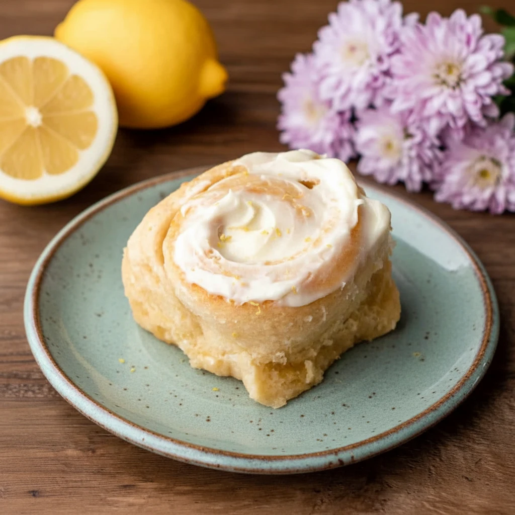 Lemon Rolls – Soft and Fluffy with Gooey Lemon Icing 4 Lemon Rolls
