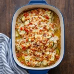 Mediterranean Chicken Zucchini Bake