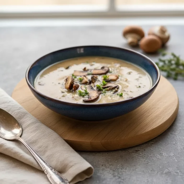 Mushroom Quinoa Soup