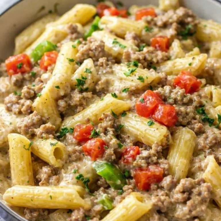 Philly Cheesesteak Pasta