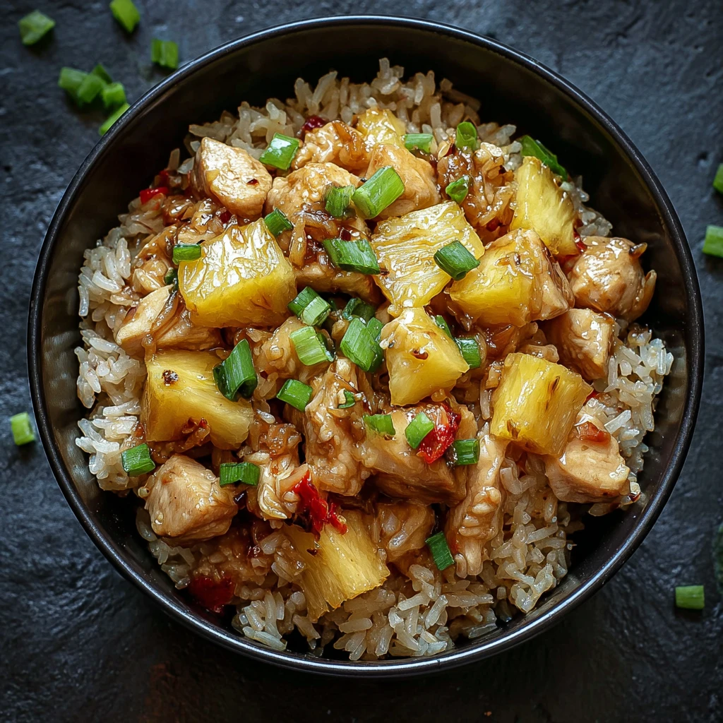 Pineapple Chicken and Rice – Simple Sweet and Savory Dinner 4 Pineapple Chicken and Rice