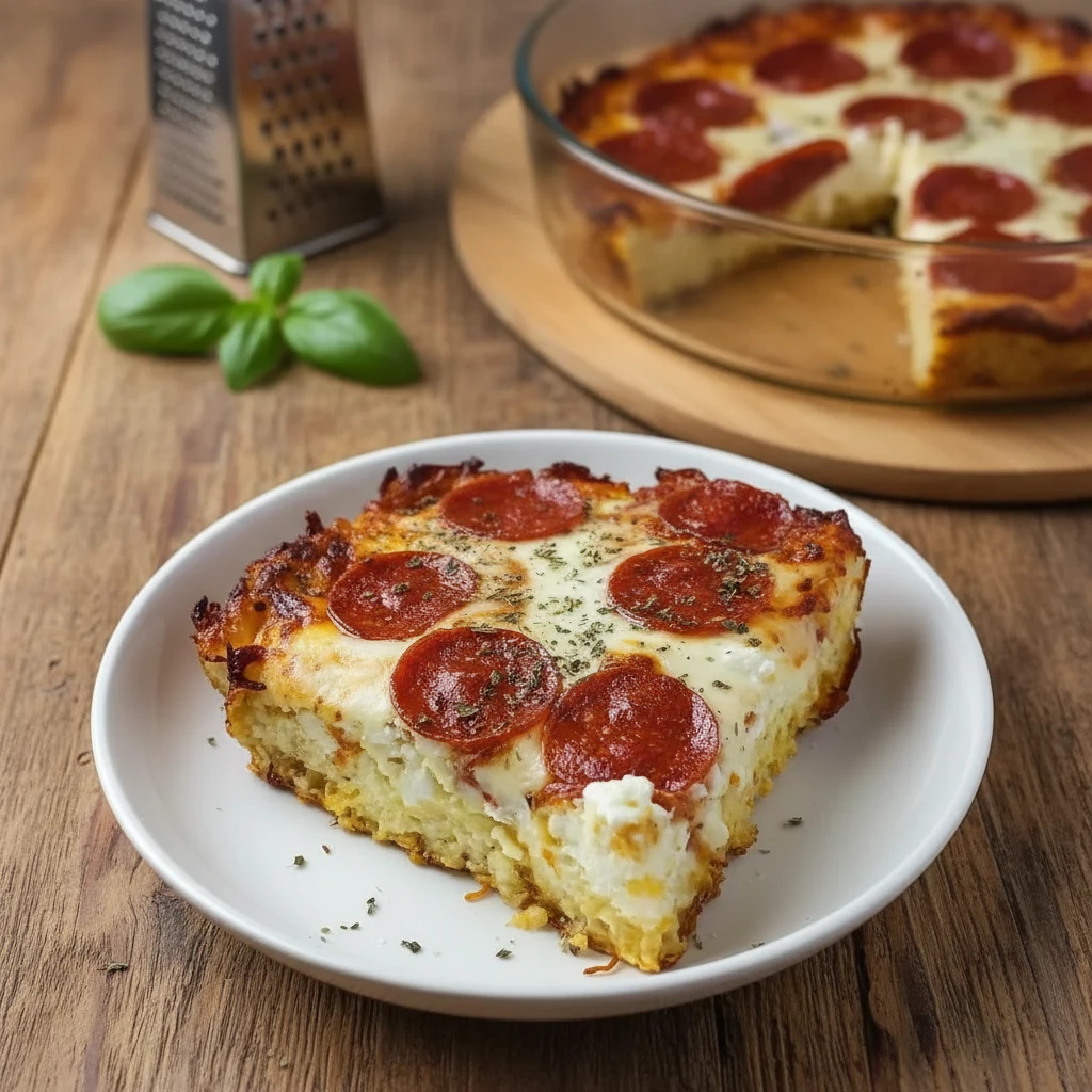 Pizza Cottage Cheese Bake