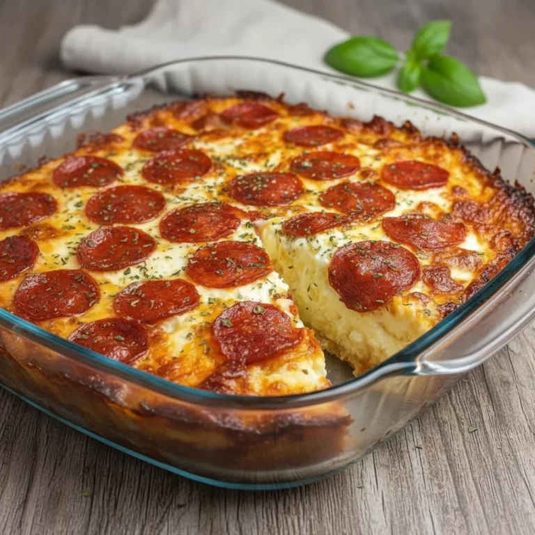 Pizza Cottage Cheese Bake