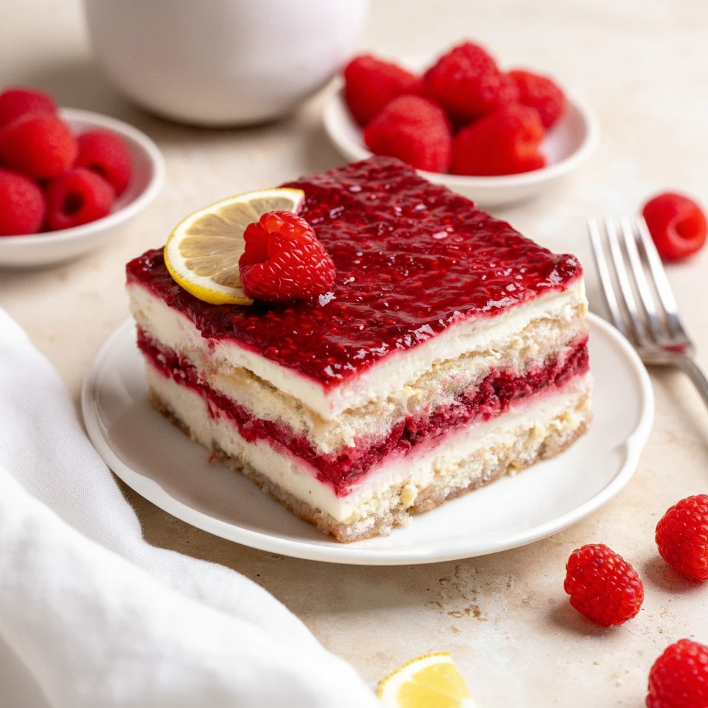 Raspberry Tiramisu – A Fresh & Creamy No Bake Dessert 4 Raspberry Tiramisu