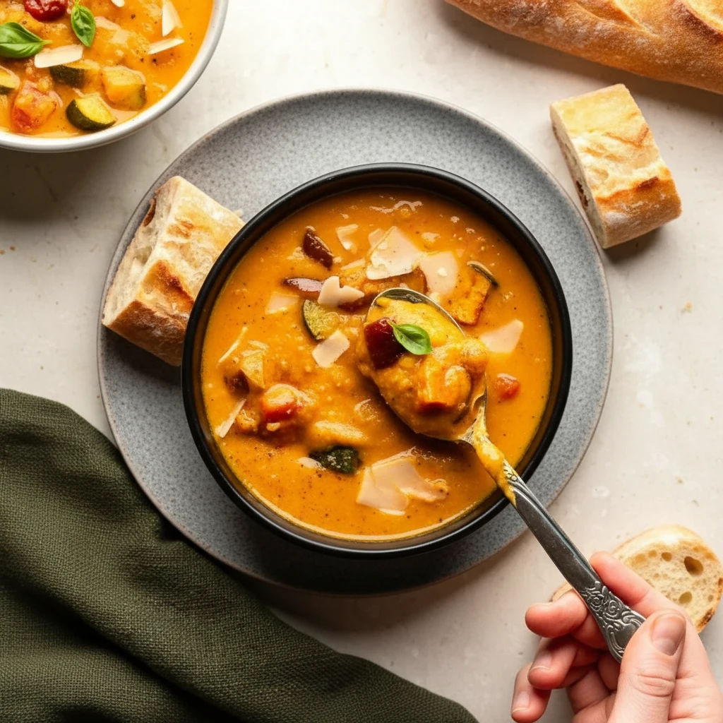 Roasted Vegetable Soup: Smooth and Creamy Comfort in Every Bowl 4 Roasted Vegetable Soup