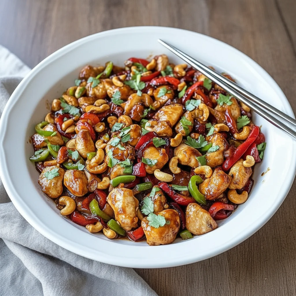 Sheet Pan Cashew Chicken