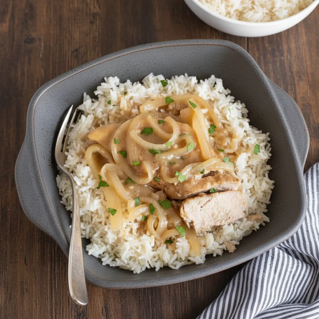 Smothered Chicken and Rice – Ultimate Creamy Comfort Food Recipe 4 Smothered Chicken and Rice